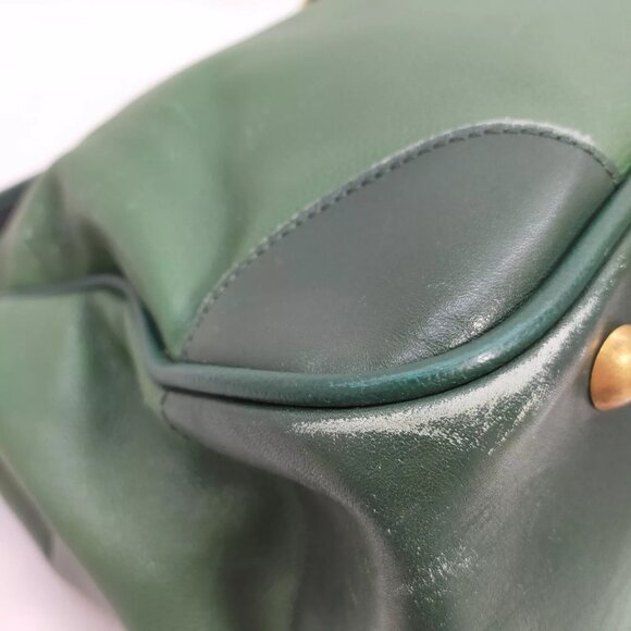 LONG CHAMP Hand Bag Green Leather 3654452 - Picture 6 of 9